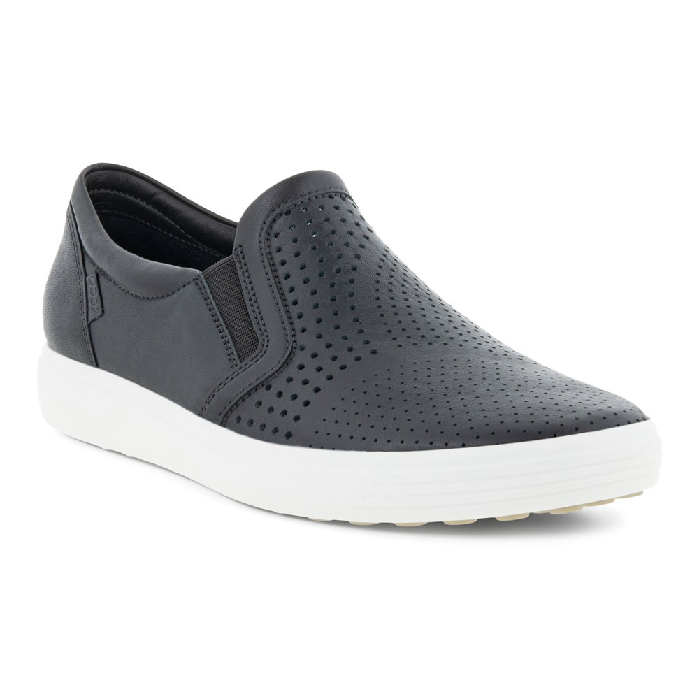 Slip On Mujer - ECCO Soft 7 - Negros - DNC846059